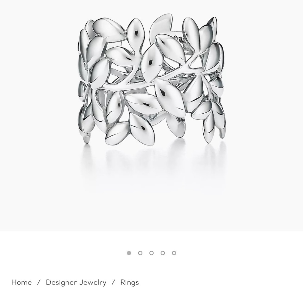 Tiffany & Co. Silver Paloma Picasso®
Olive Leaf Band Ring